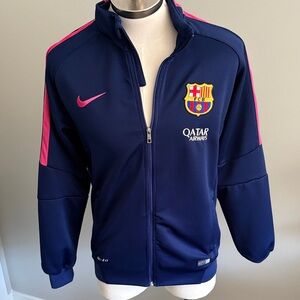 Nike Barcelona Jacket - Blue and Pink